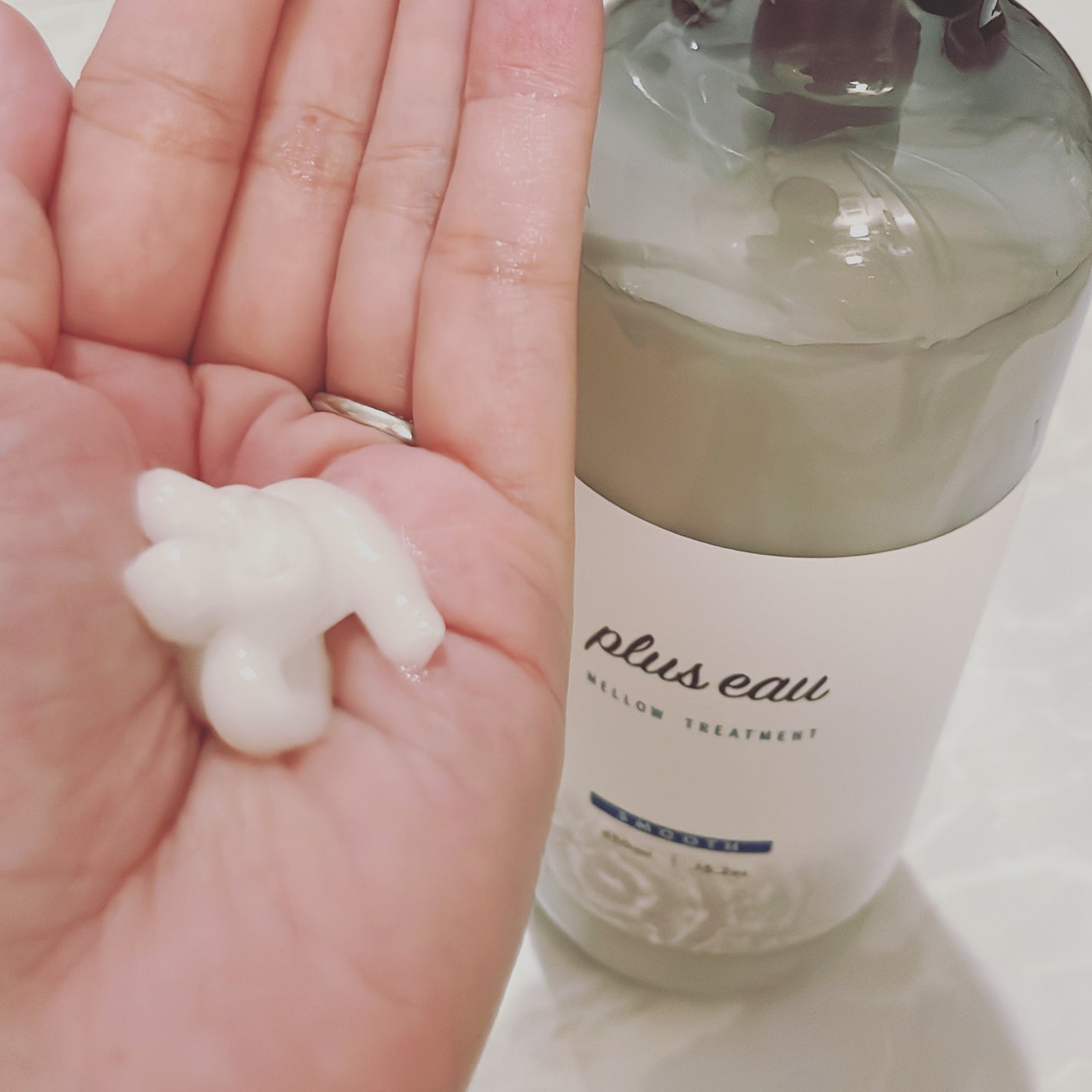 メロウシャンプー/メロウトリートメント/plus eau/市販シャンプーを使ったクチコミ(6枚目)