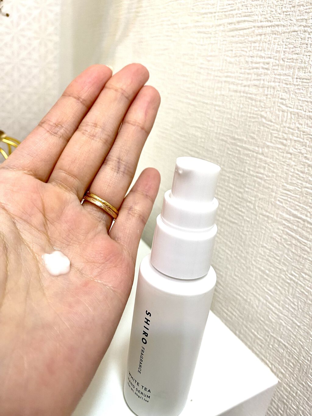 ホワイトティー ハンド美容液/SHIRO/ハンドクリームを使ったクチコミ（2枚目）