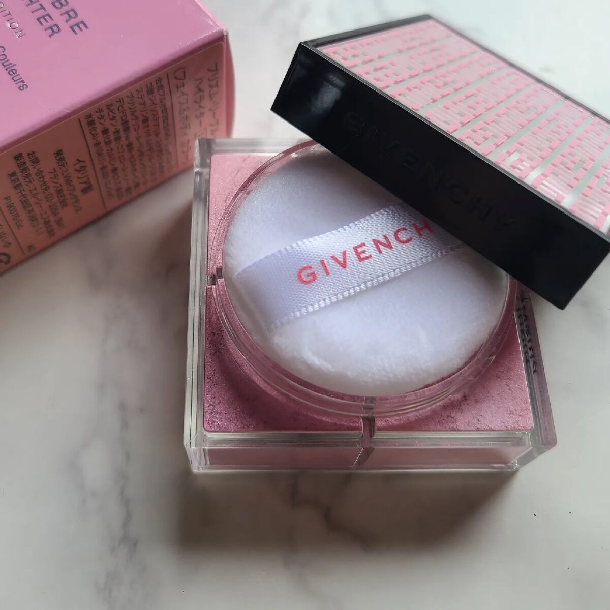 プリズム・リーブル・ハイライター（フォール コレクション 2022）/GIVENCHY/パウダーハイライトを使ったクチコミ（2枚目）