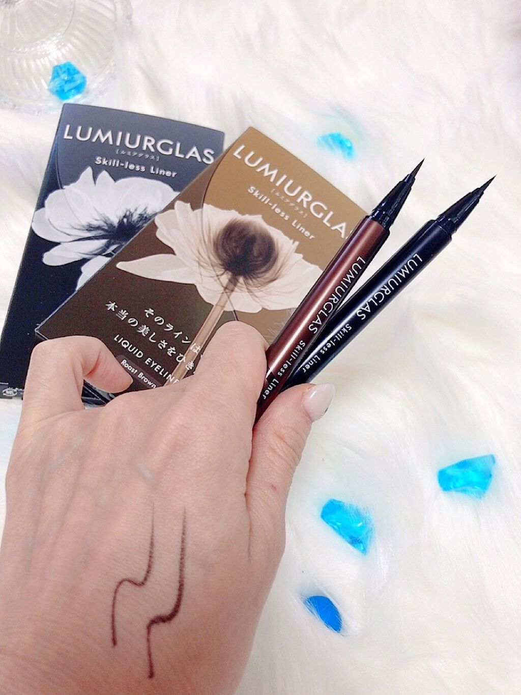 スキルレスライナー/LUMIURGLAS/リキッドアイライナーを使ったクチコミ(2枚目)