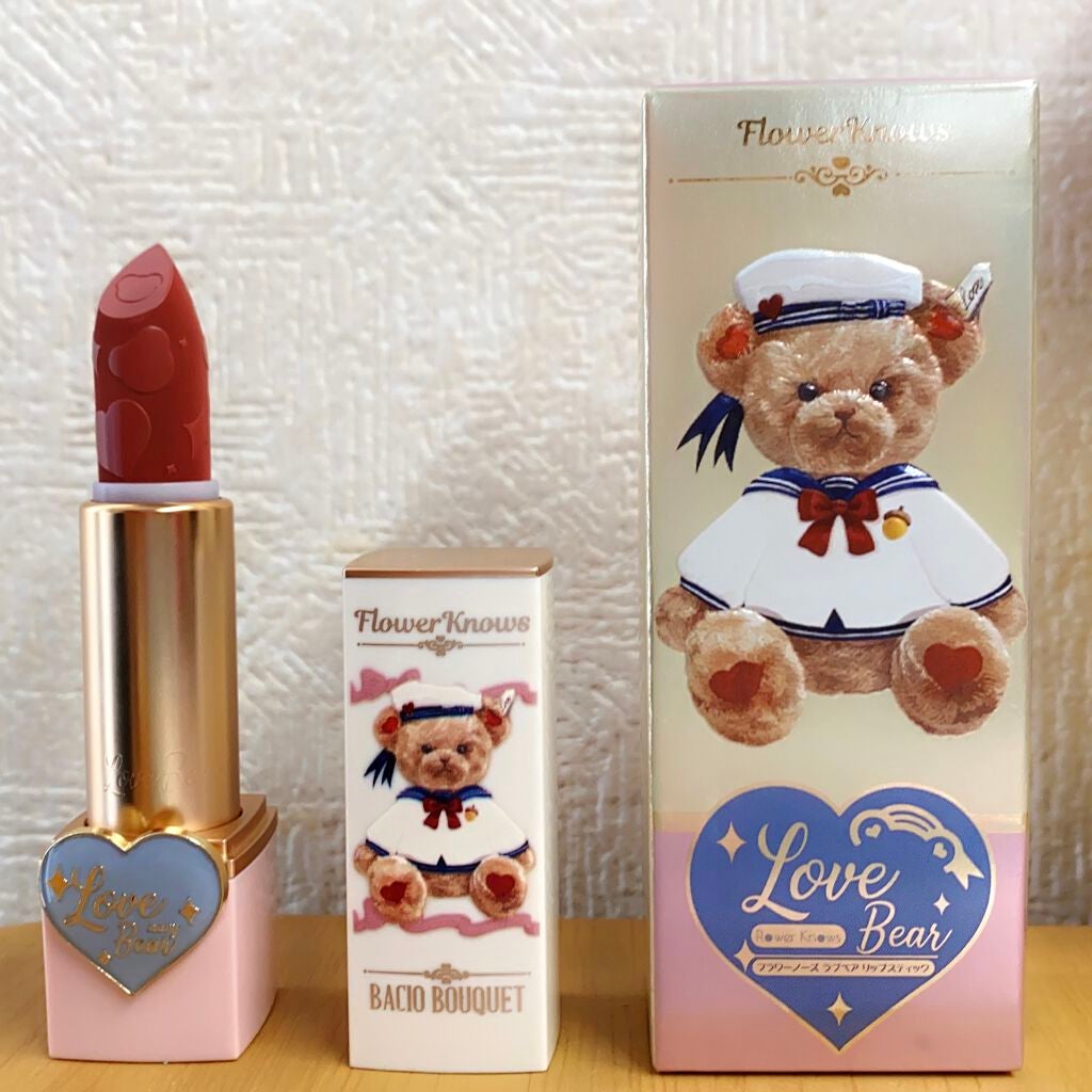 Love Bear リップスティック ツヤタイプ/FlowerKnows/口紅を使ったクチコミ(2枚目)