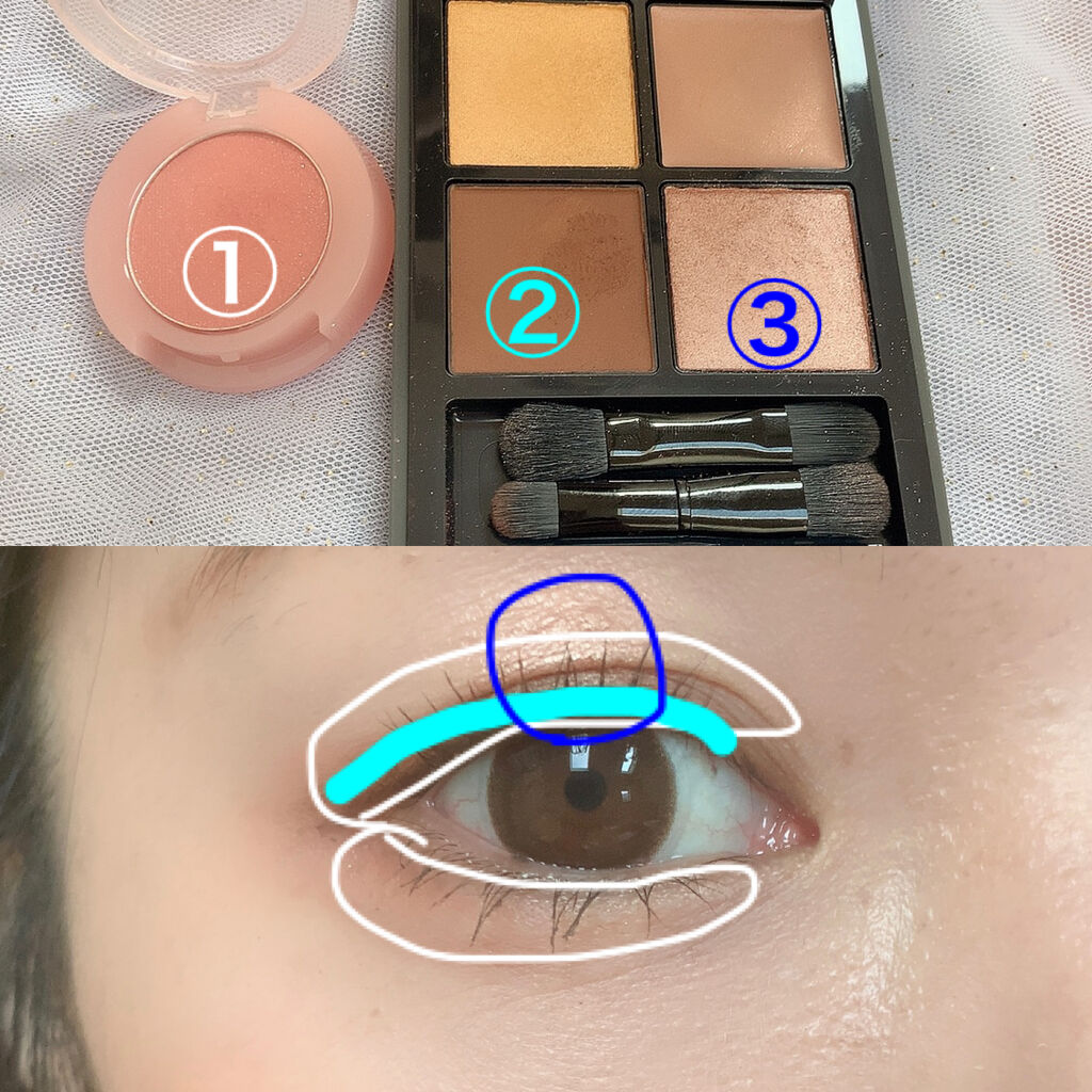 ＜ヴェールブリーズコレクション＞ルックアット マイアイシリーズ/ETUDE/単色アイシャドウを使ったクチコミ（3枚目）