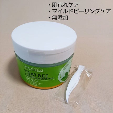 ティーツリーカーミングエッセンスパッド/MEDIHEAL/トナーパッドを使ったクチコミ(4枚目)