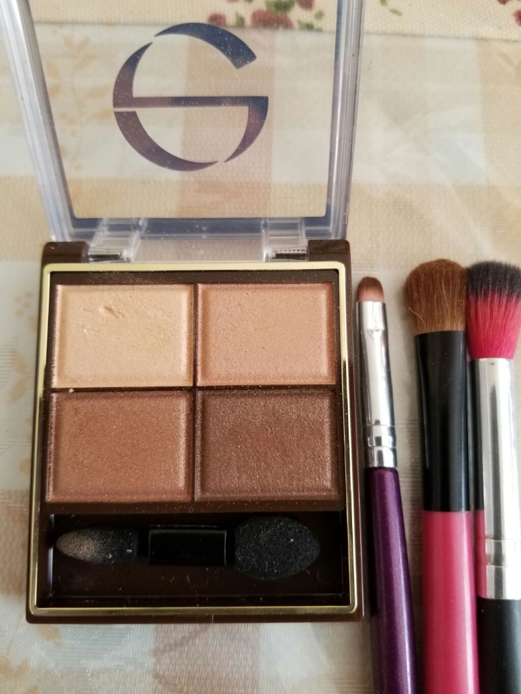 スキニーリッチシャドウ/excel/アイシャドウパレットを使ったクチコミ(3枚目)