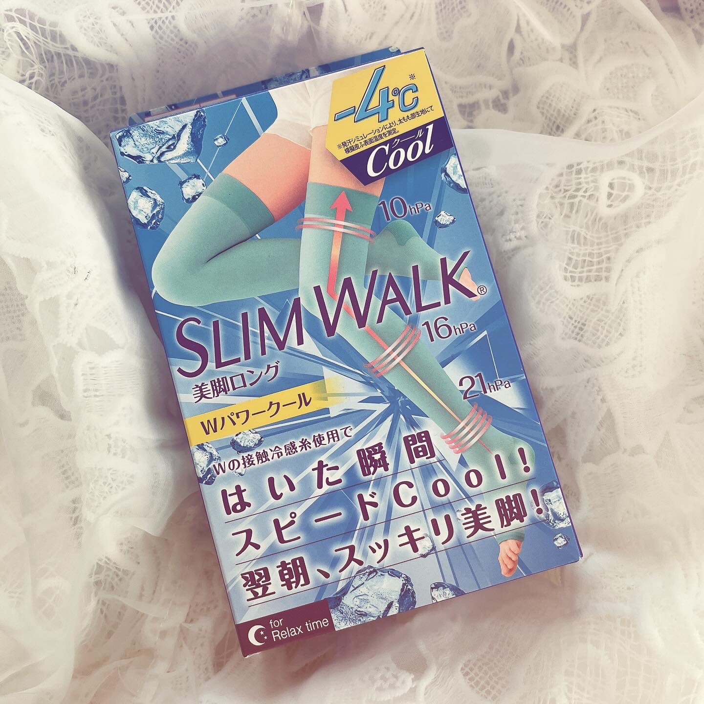 美脚ロング 朝までクール/SLIMWALK/着圧ソックス・レギンスを使ったクチコミ（1枚目）