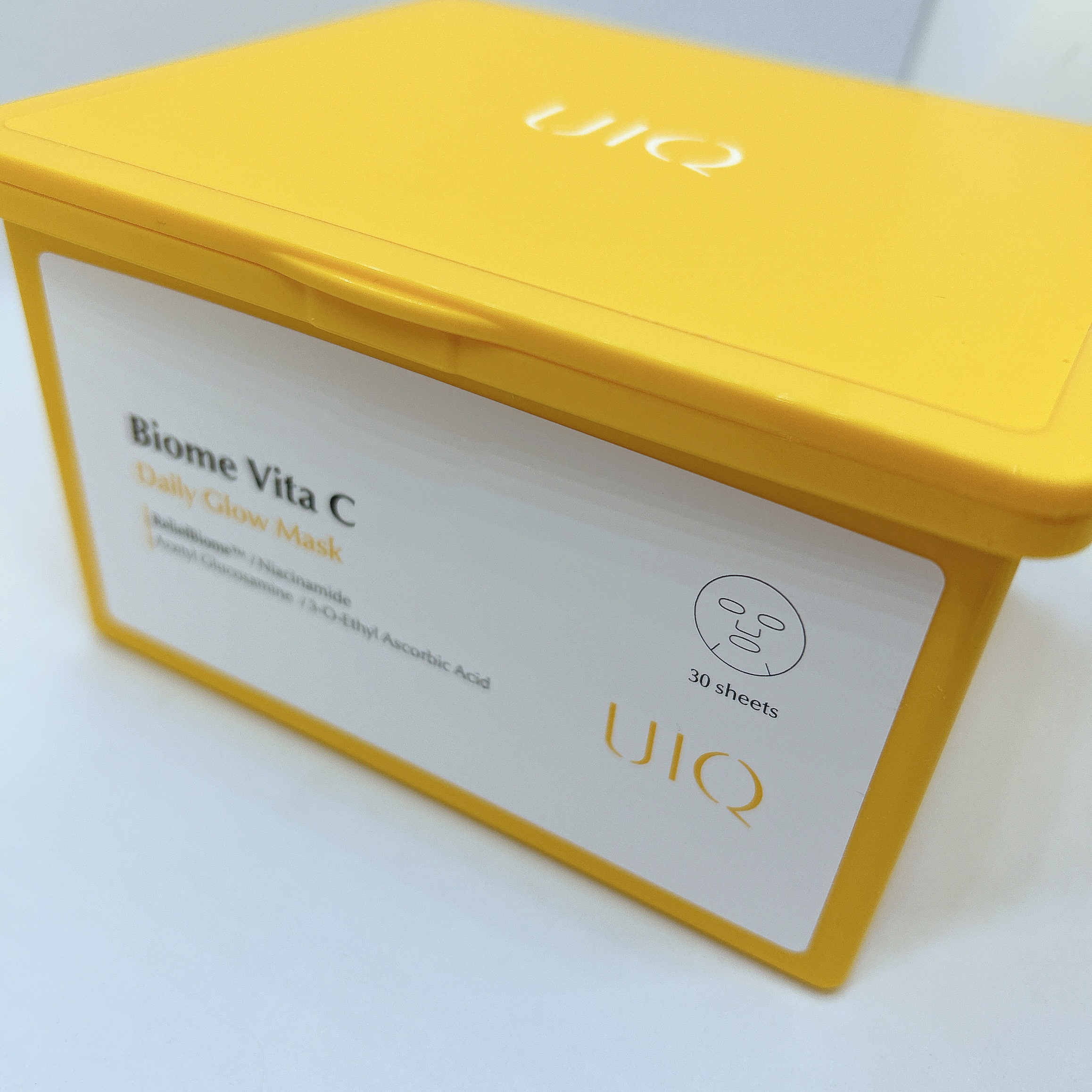 バイオームビタCグローデイリーシートマスク/UIQ/シートマスク・パックを使ったクチコミ（2枚目）