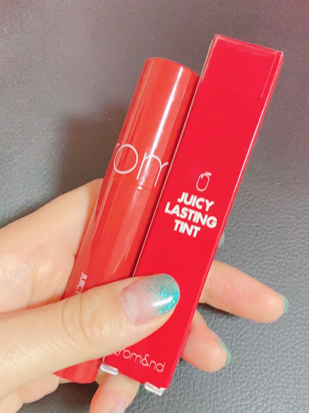 ジューシーラスティングティント/rom&nd/リップティントを使ったクチコミ(1枚目)