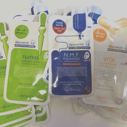 N.M.FアクアアンプルマスクJEX/MEDIHEAL/シートマスク・パックを使ったクチコミ(1枚目)