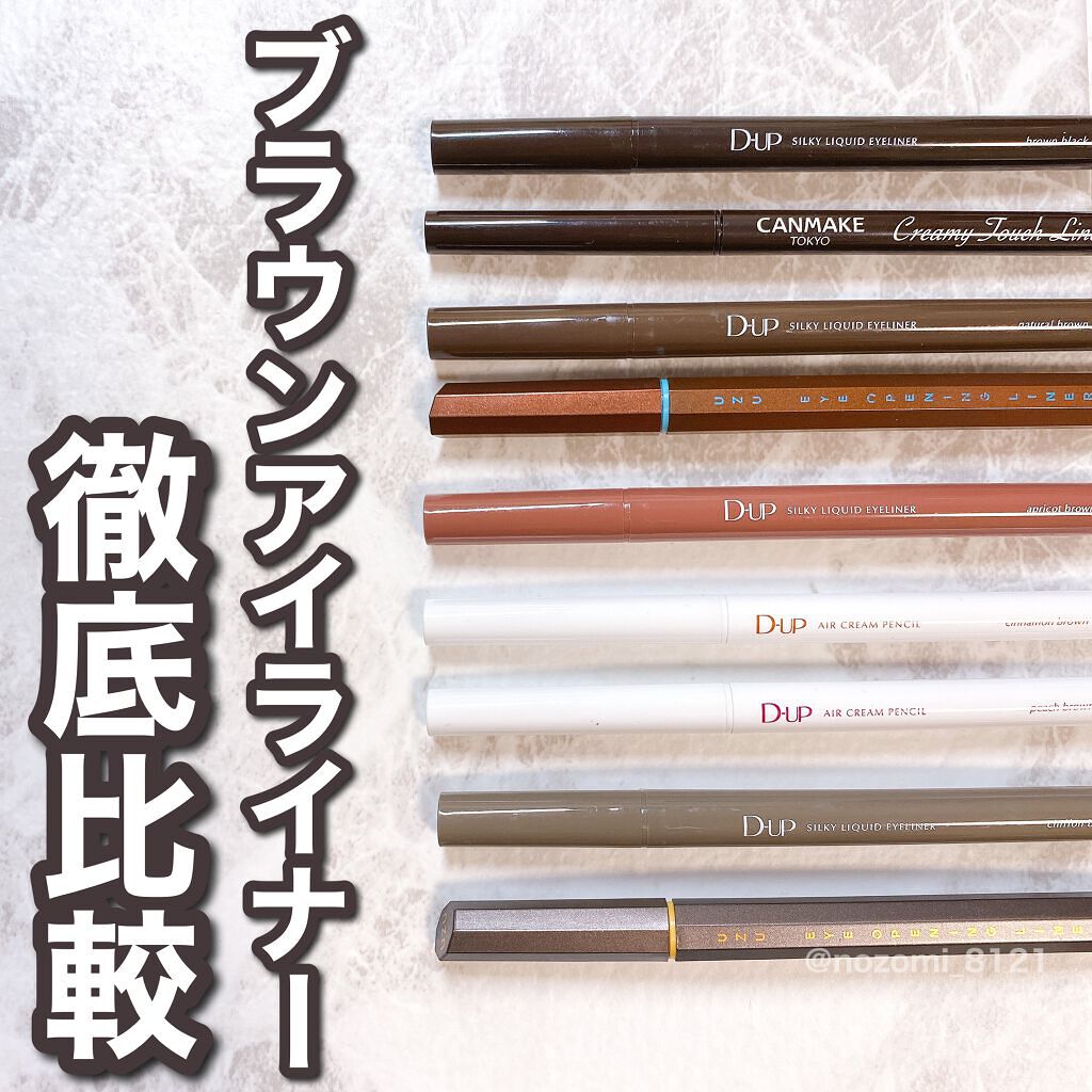 クリーミータッチライナー/キャンメイク/ジェルアイライナーを使ったクチコミ(1枚目)
