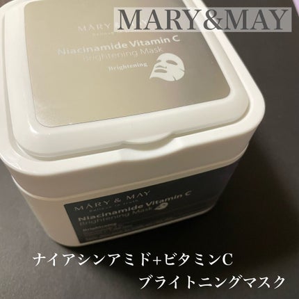 ナイアシンアミドビタミンC ブライトニングマスク/MARY&MAY/シートマスク・パックを使ったクチコミ(1枚目)