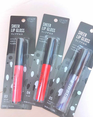 UR GLAM　SHEER LIP GLOSS ピンクベージュ/U R GLAM/リップグロスを使ったクチコミ（1枚目）