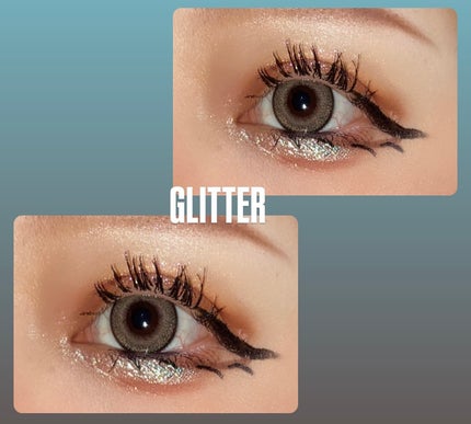 リキッド グリッター シャドウ/rom&nd/グリッターを使ったクチコミ(1枚目)