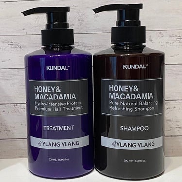 ハニー&マカデミアシャンプー／トリートメント  イランイラン Ylang ylang/KUNDAL/シャンプー・コンディショナーを使ったクチコミ（2枚目）