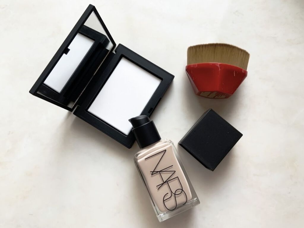 ペタル 55 ファンデーション ブラシ 限定デザイン/shu uemura/メイクブラシを使ったクチコミ（1枚目）