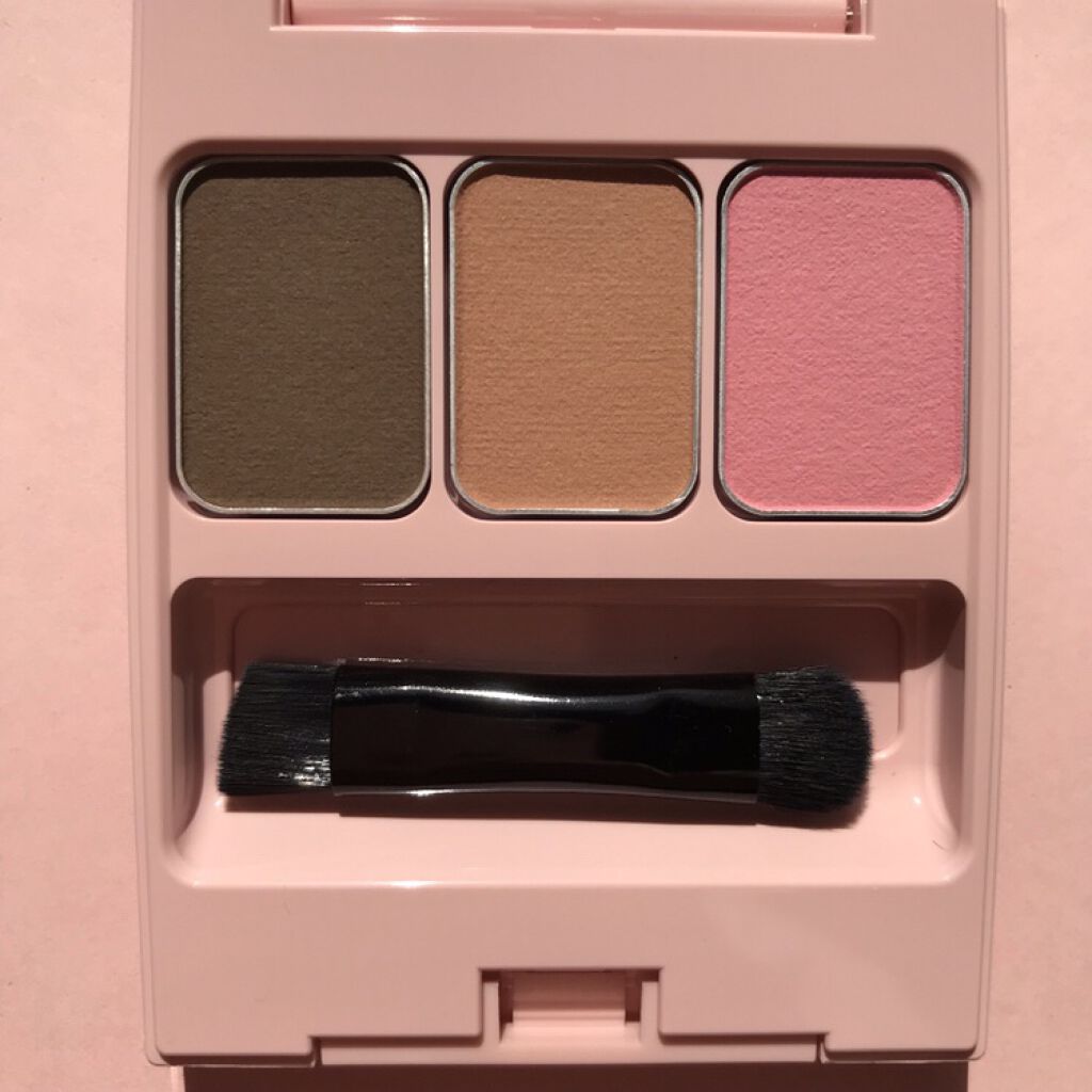  フーミー アイブロウパウダー a.pオーロラピンク【WEB限定】/WHOMEE/パウダーアイブロウを使ったクチコミ（3枚目）