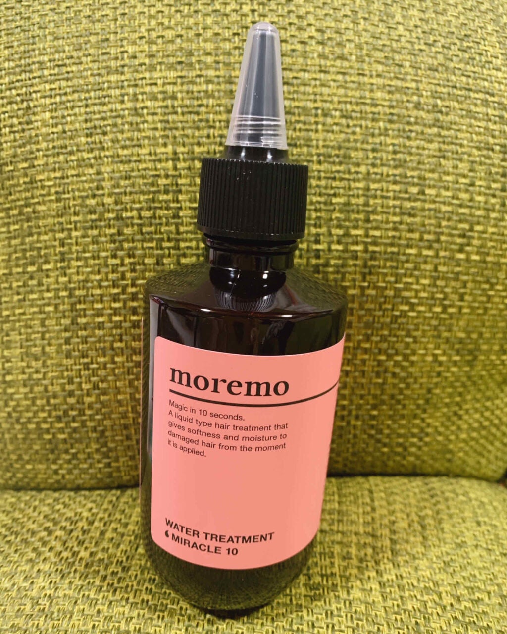 ウォータートリートメントミラクル10/moremo/洗い流すヘアトリートメントを使ったクチコミ(1枚目)
