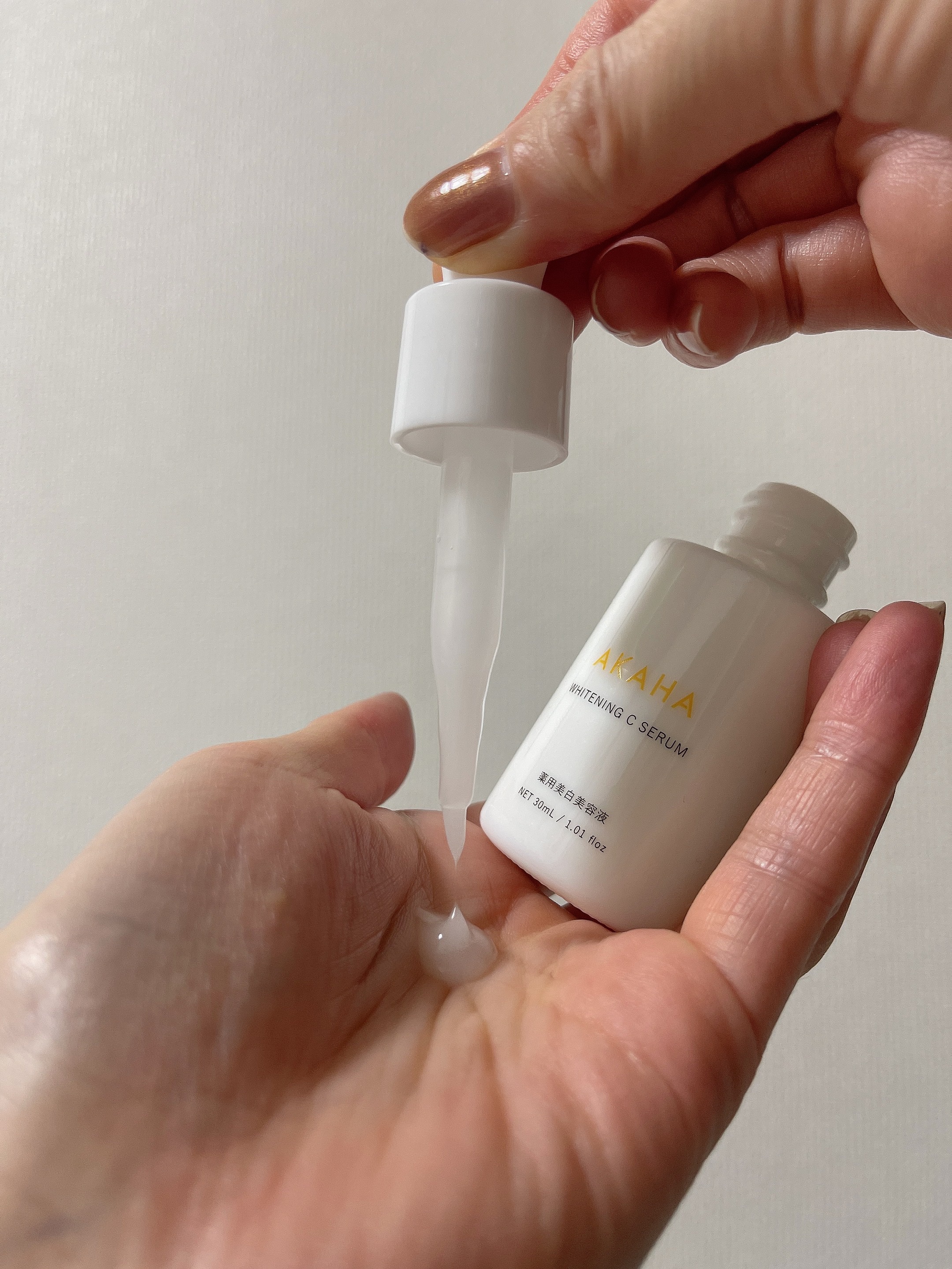 薬用ホワイトニング Cセラム/AKAHA/美容液を使ったクチコミ（1枚目）