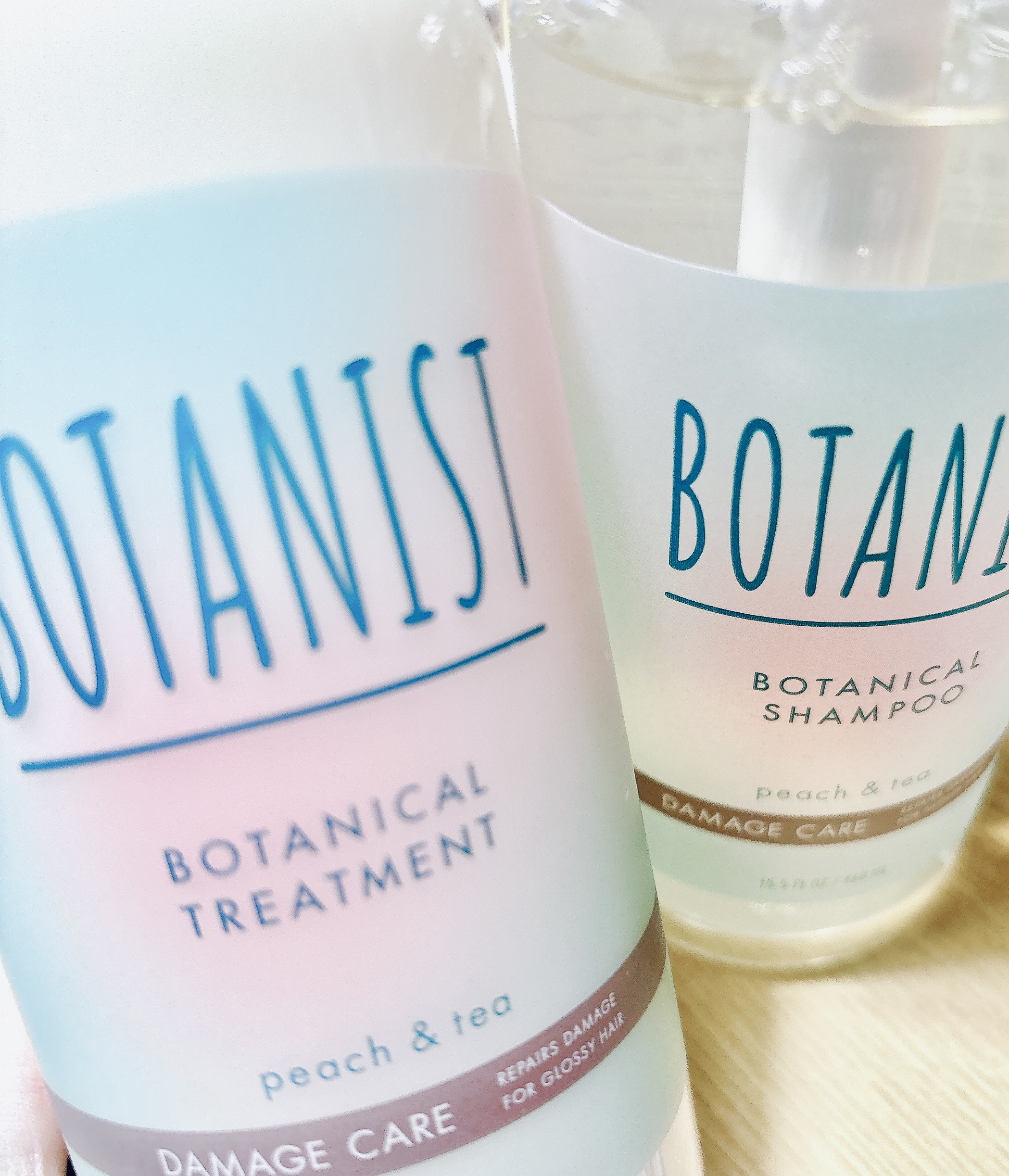 ボタニカルシャンプー・トリートメント アイスピーチティーの香り ダメージケア トリートメント（460g）/BOTANIST/市販シャンプーを使ったクチコミ（1枚目）