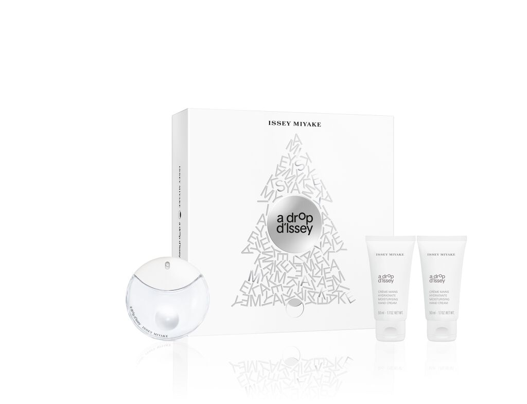 イッセイミヤケ　ア　ドロップドゥ　イッセイ　ホリデーコフレ ISSEY MIYAKE PARFUMSのホリデーコフレが11⁄8日(水)に発売、雪の結晶を