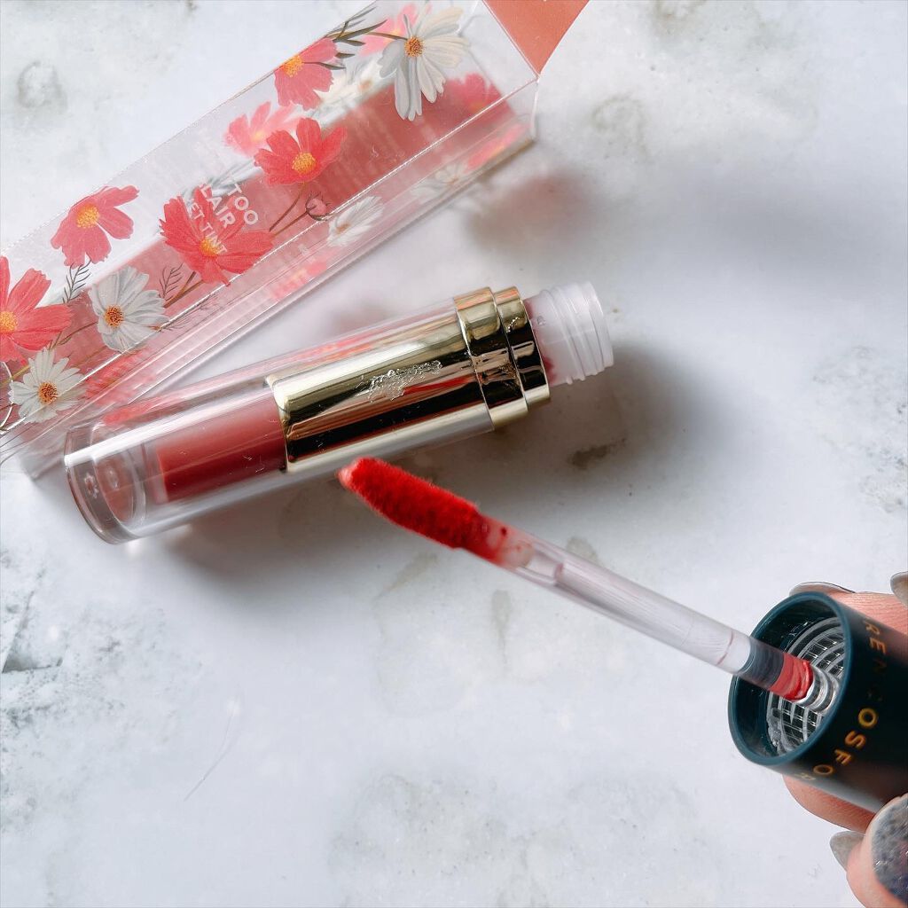 タトゥーベルベットティント/フォレンコス/リップティントを使ったクチコミ（3枚目）