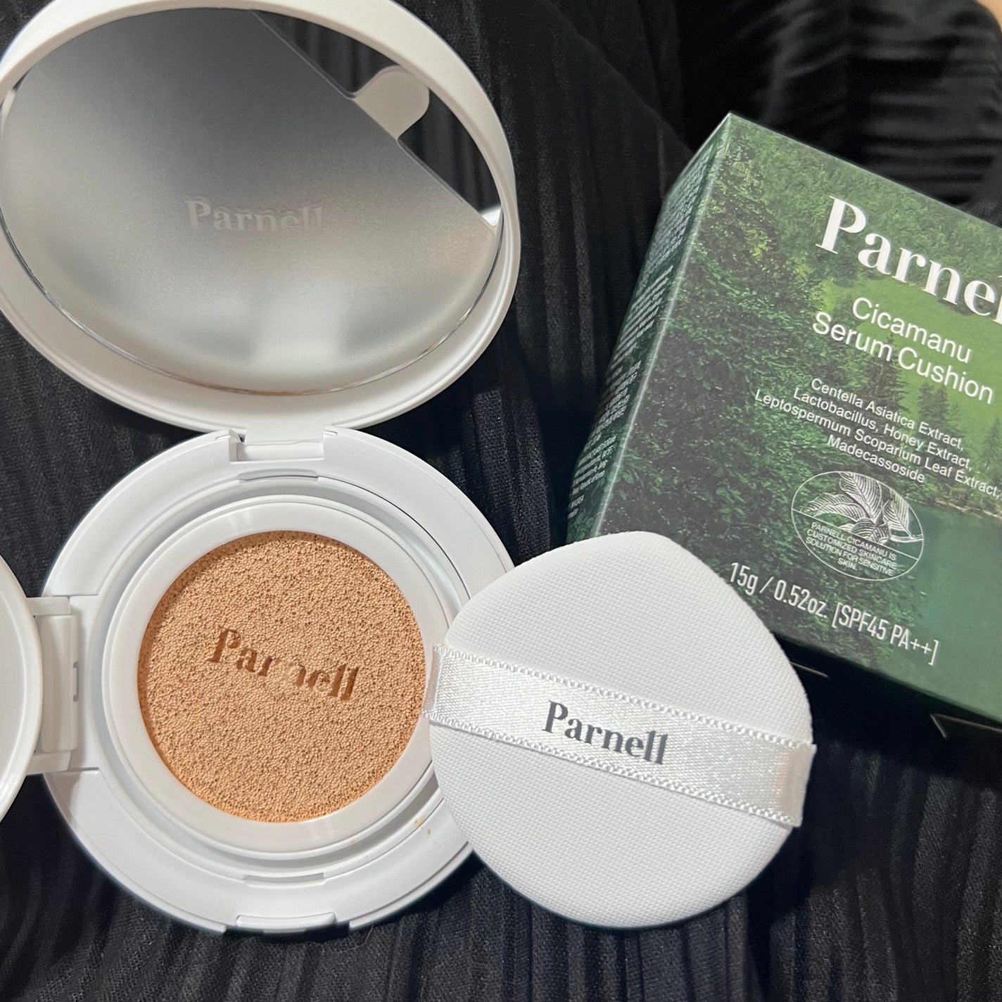 シカマヌ セラム クッションファンデ/parnell/クッションファンデーションを使ったクチコミ(2枚目)