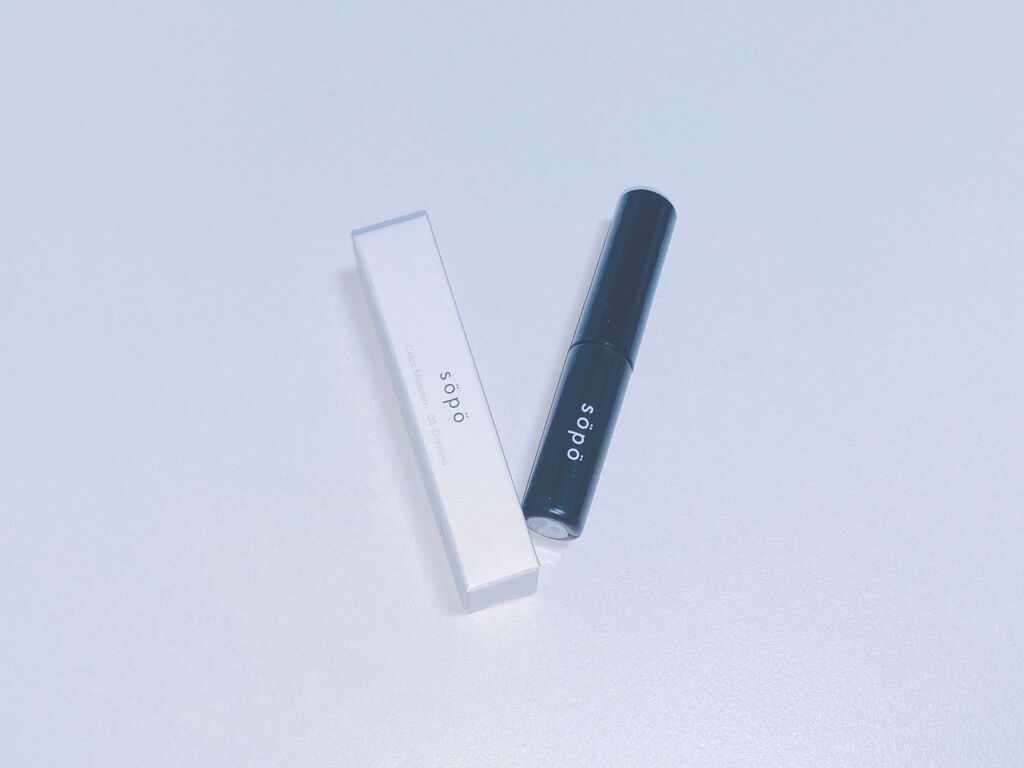 カラーマスカラ/sopo/マスカラを使ったクチコミ（1枚目）