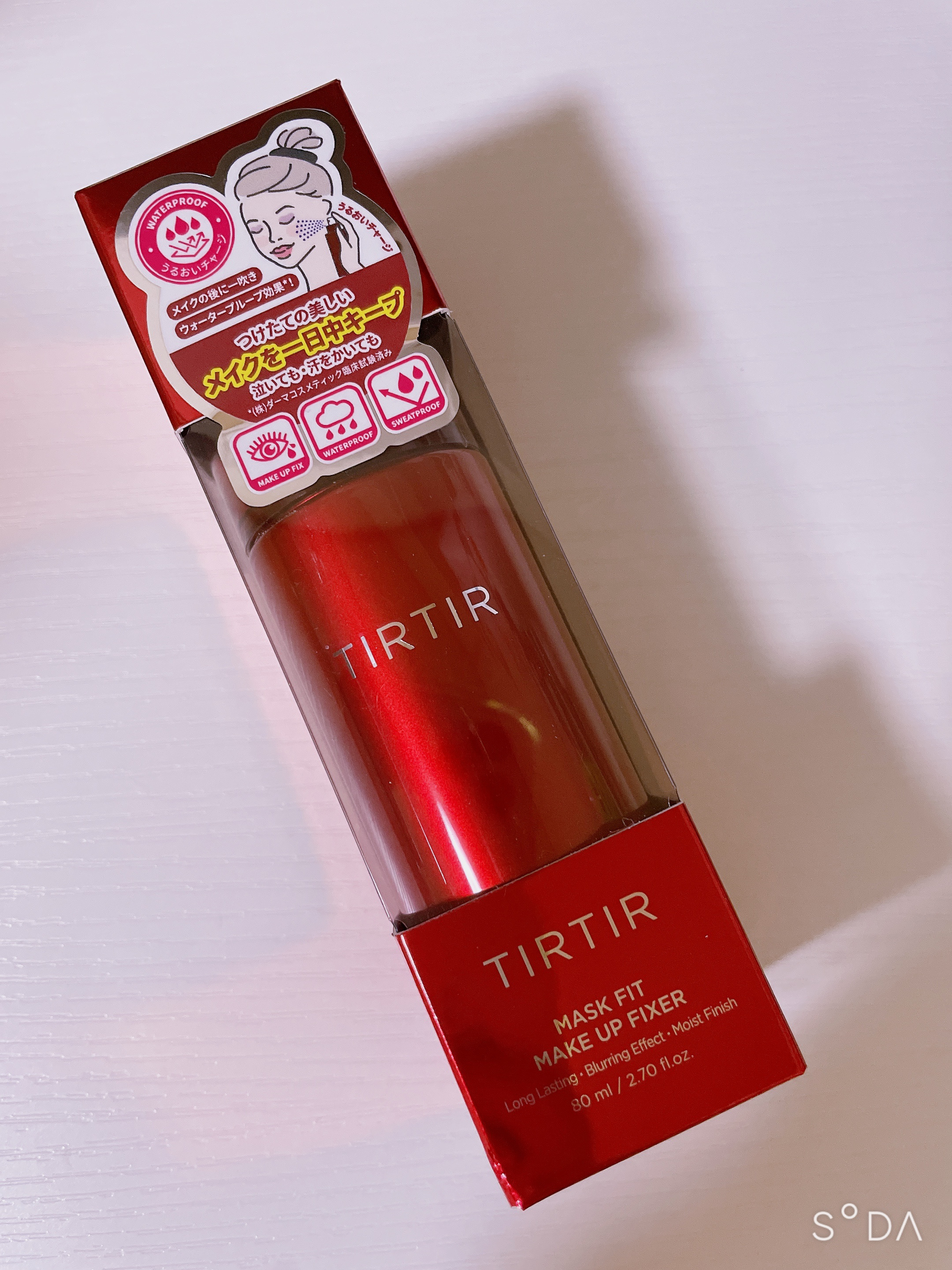 マスクフィット メイクアップフィクサー/TIRTIR(ティルティル)/フィックスミストを使ったクチコミ（1枚目）