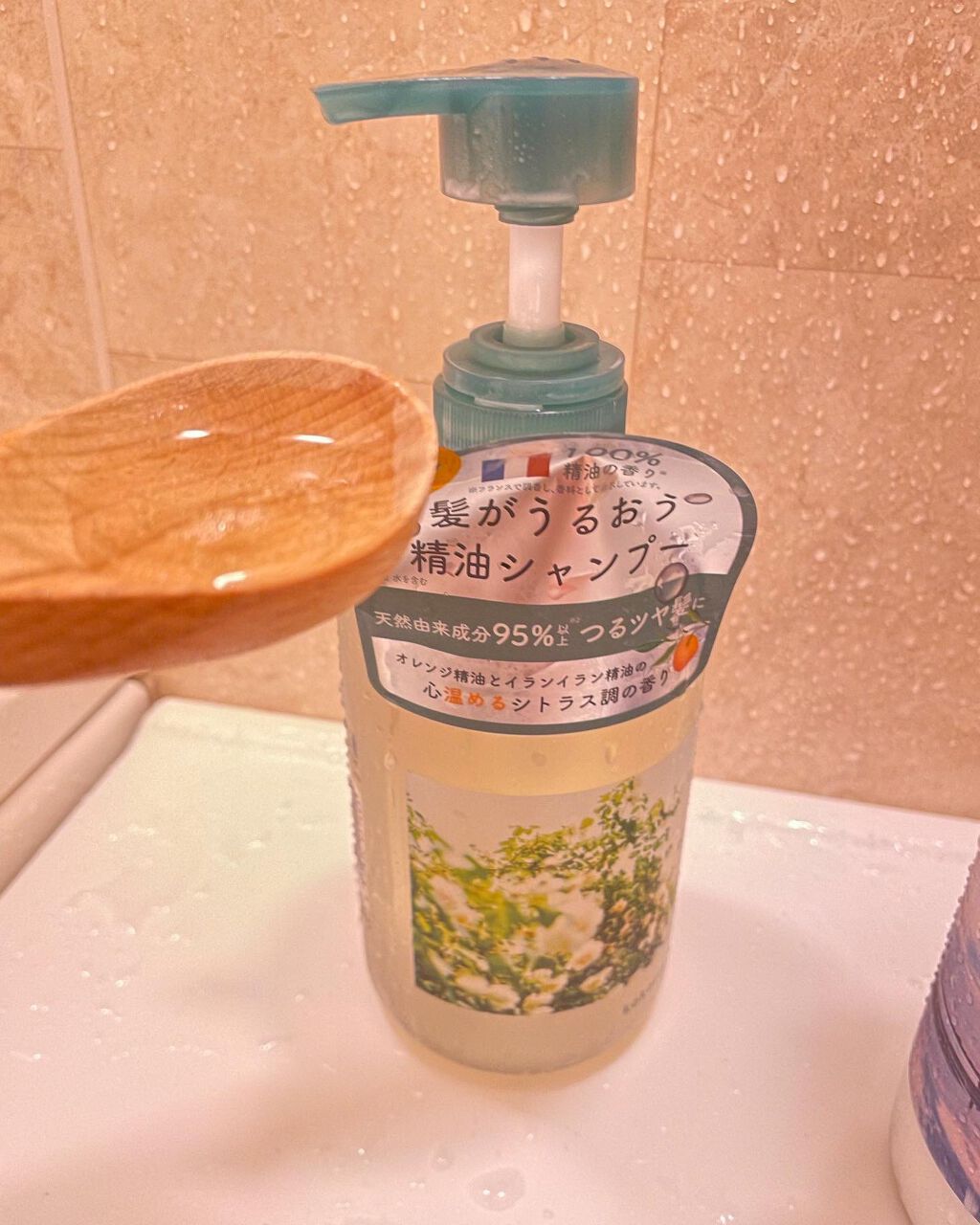髪がうるおう精油シャンプー/トリートメント しっとり /kokoroe/シャンプー・コンディショナーを使ったクチコミ(5枚目)
