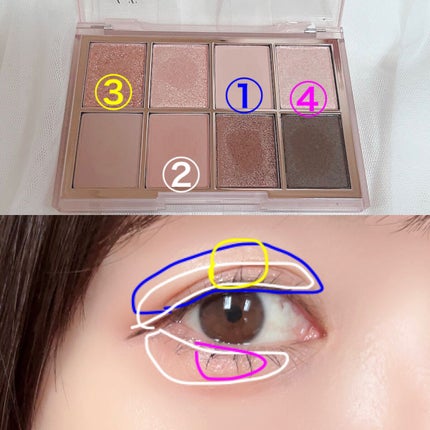 デイリズムアイパレット/heimish/アイシャドウパレットを使ったクチコミ(6枚目)