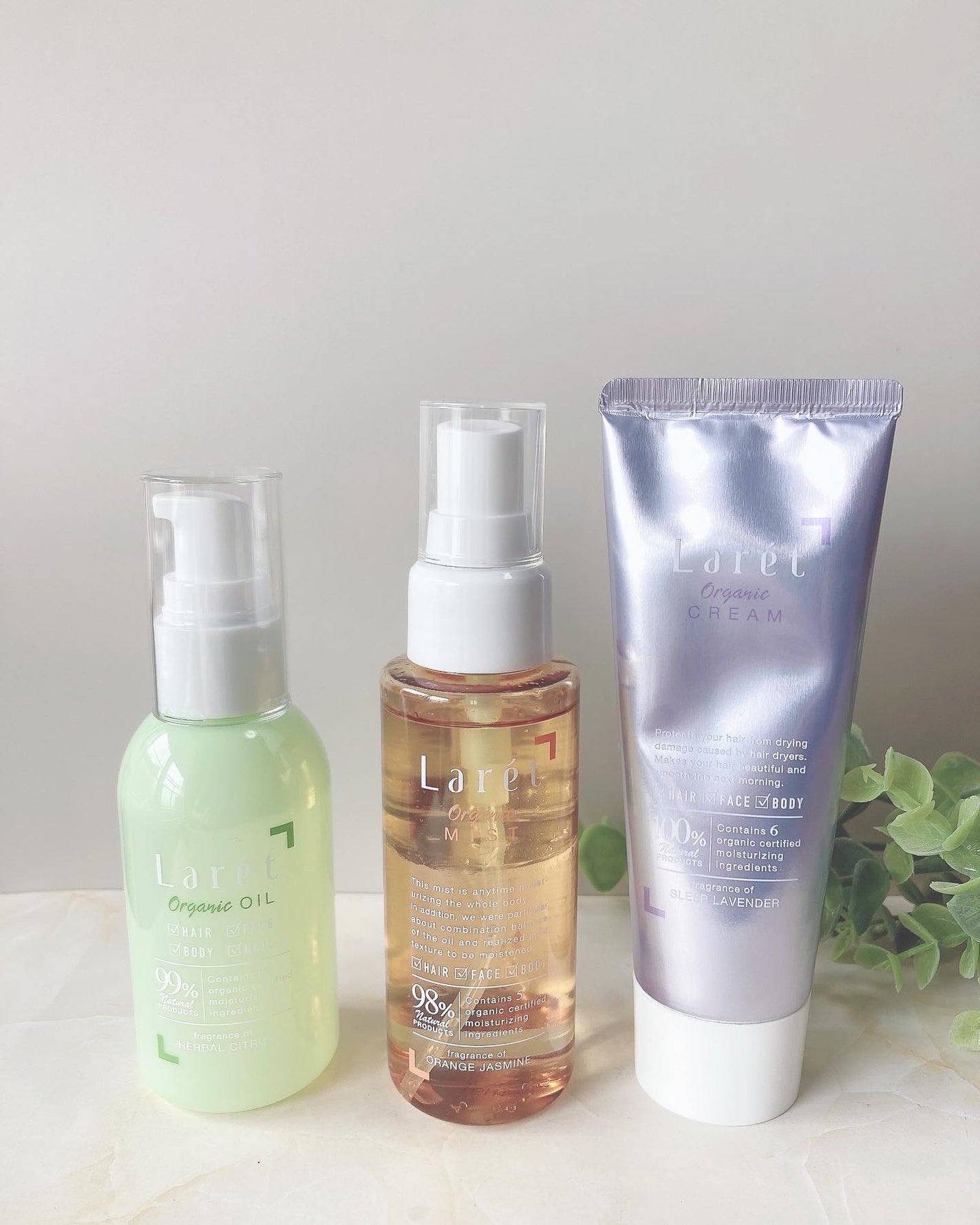 オーガニックミスト/Laret/ミスト状化粧水を使ったクチコミ(1枚目)