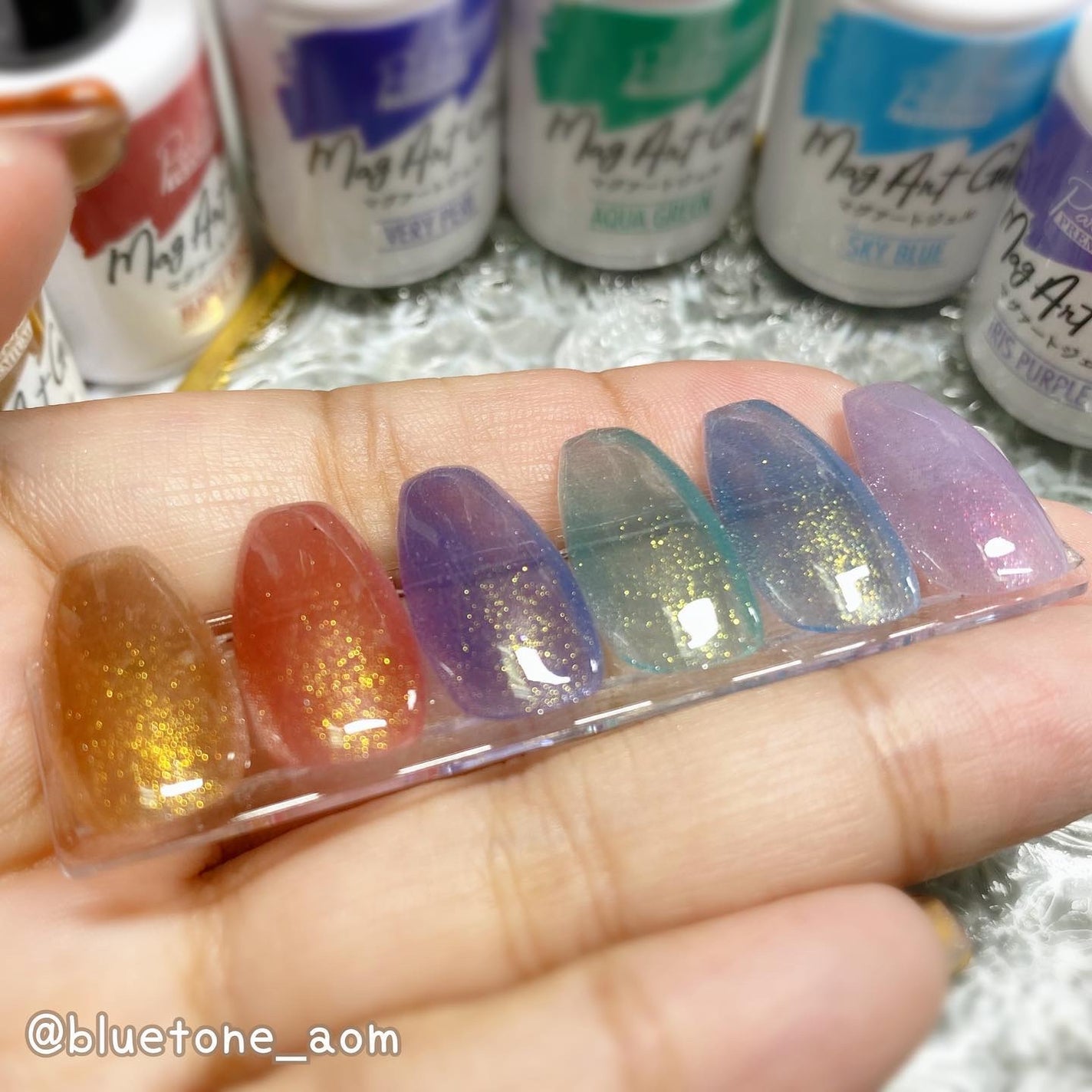 パル カラージェル/キャンドゥ/ジェルネイルを使ったクチコミ(6枚目)