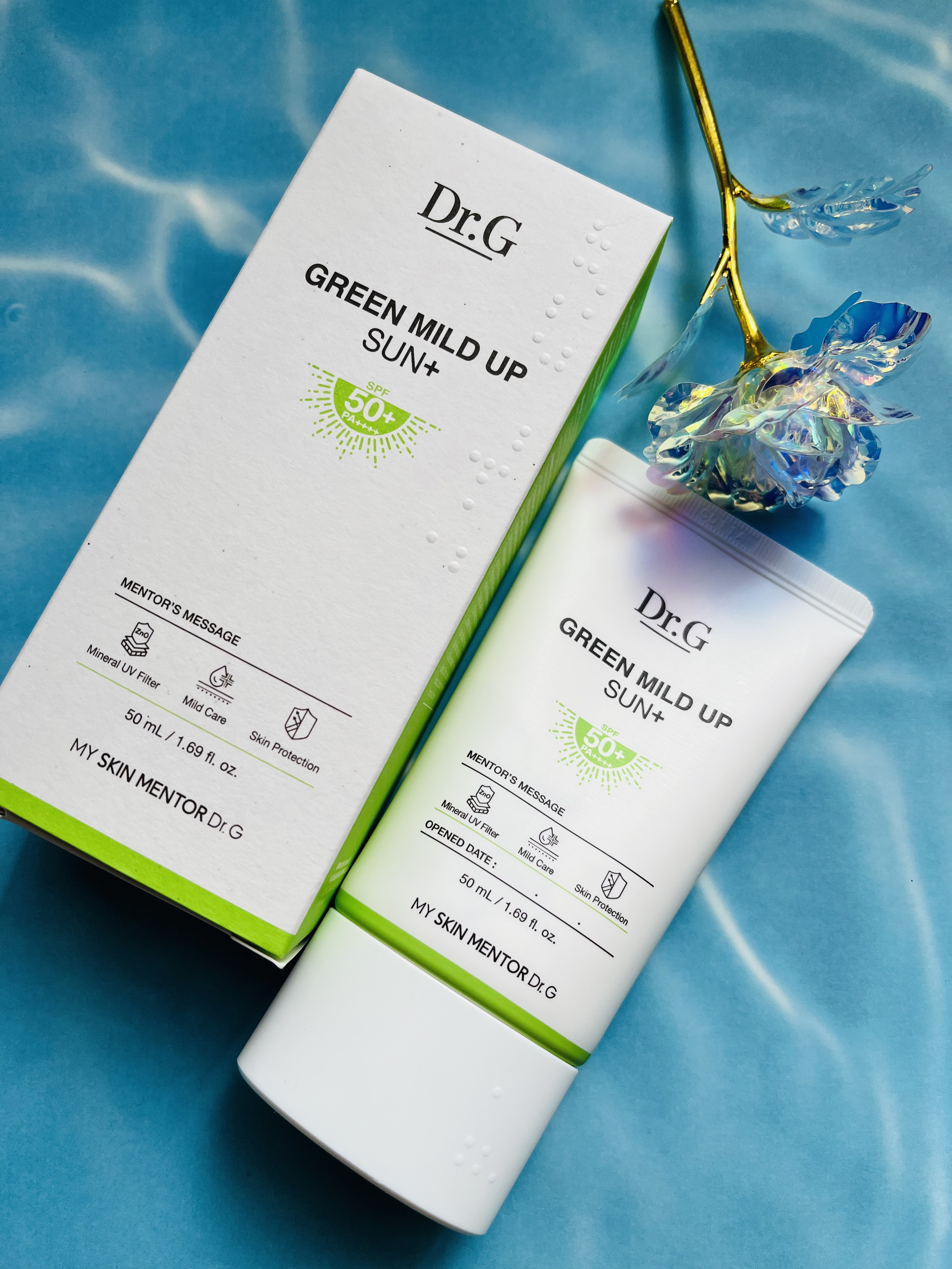 グリーンマイルドアップサンプラス/Dr.G/日焼け止めクリームを使ったクチコミ（3枚目）