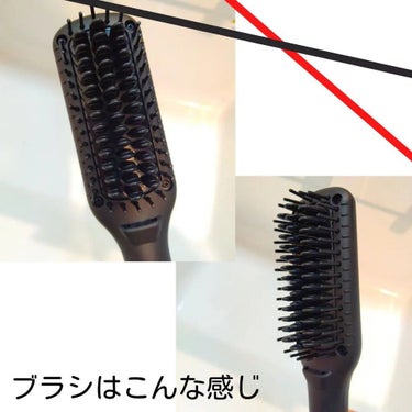 スタイリッシュ コンパクトイオンヒートブラシ MHB-3040-K/mod's hair/ストレートアイロンを使ったクチコミ（3枚目）