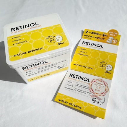 キューブマスク レチノール/ネイチャーリパブリック/シートマスク・パックを使ったクチコミ(6枚目)