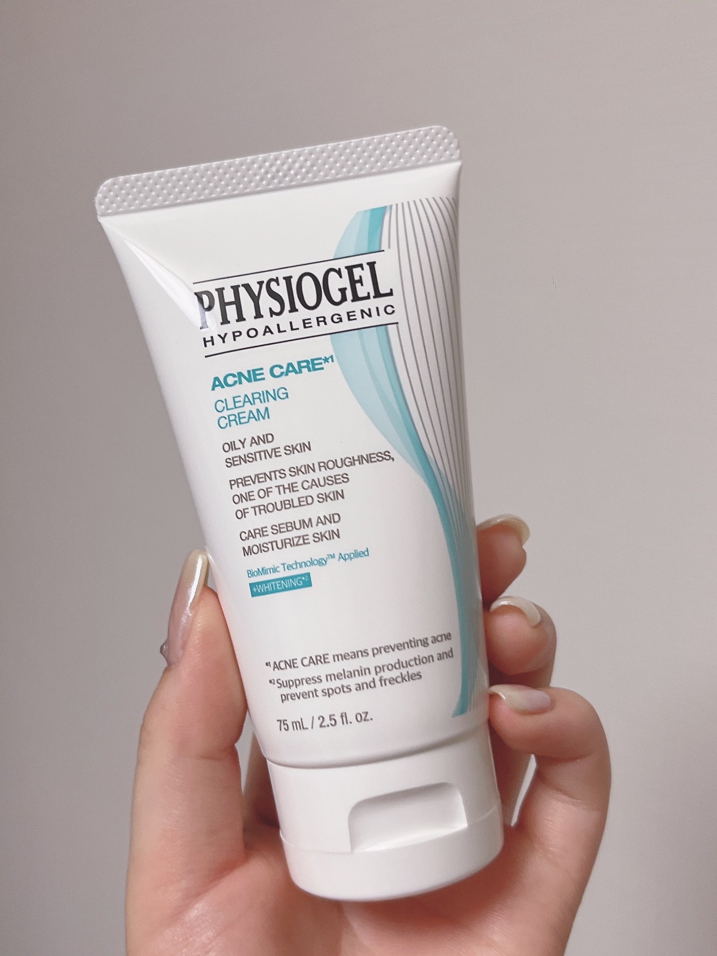 アクネケア クリアリング フェイシャル クリーム/PHYSIOGEL/フェイスクリームを使ったクチコミ(1枚目)