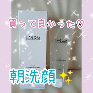 ラゴム ジェルトゥウォーター クレンザー(朝用洗顔)/LAGOM /洗顔フォームを使ったクチコミ（1枚目）