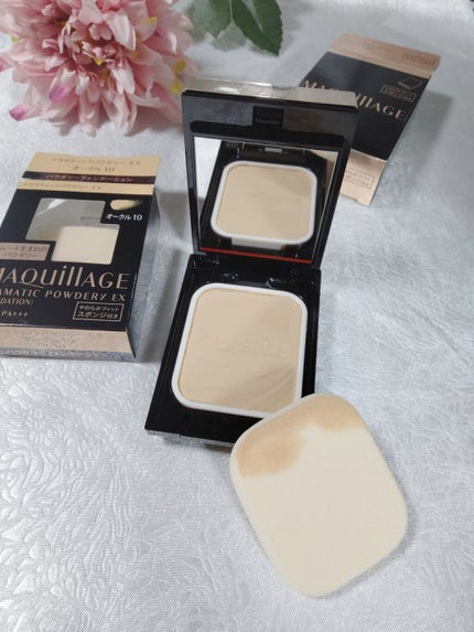 ドラマティックパウダリー EX/マキアージュ/パウダーファンデーションを使ったクチコミ(4枚目)