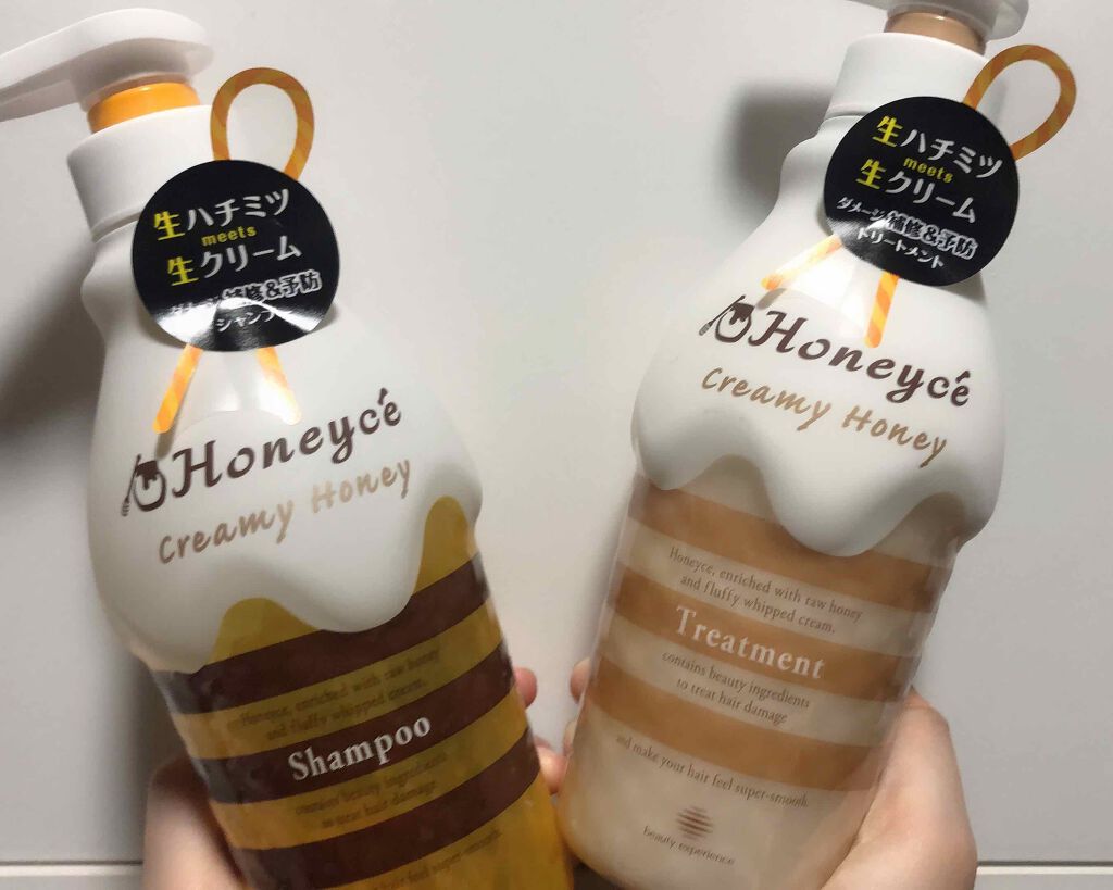 クリーミーハニー シャンプー/トリートメント/ハニーチェ/市販シャンプーを使ったクチコミ（1枚目）
