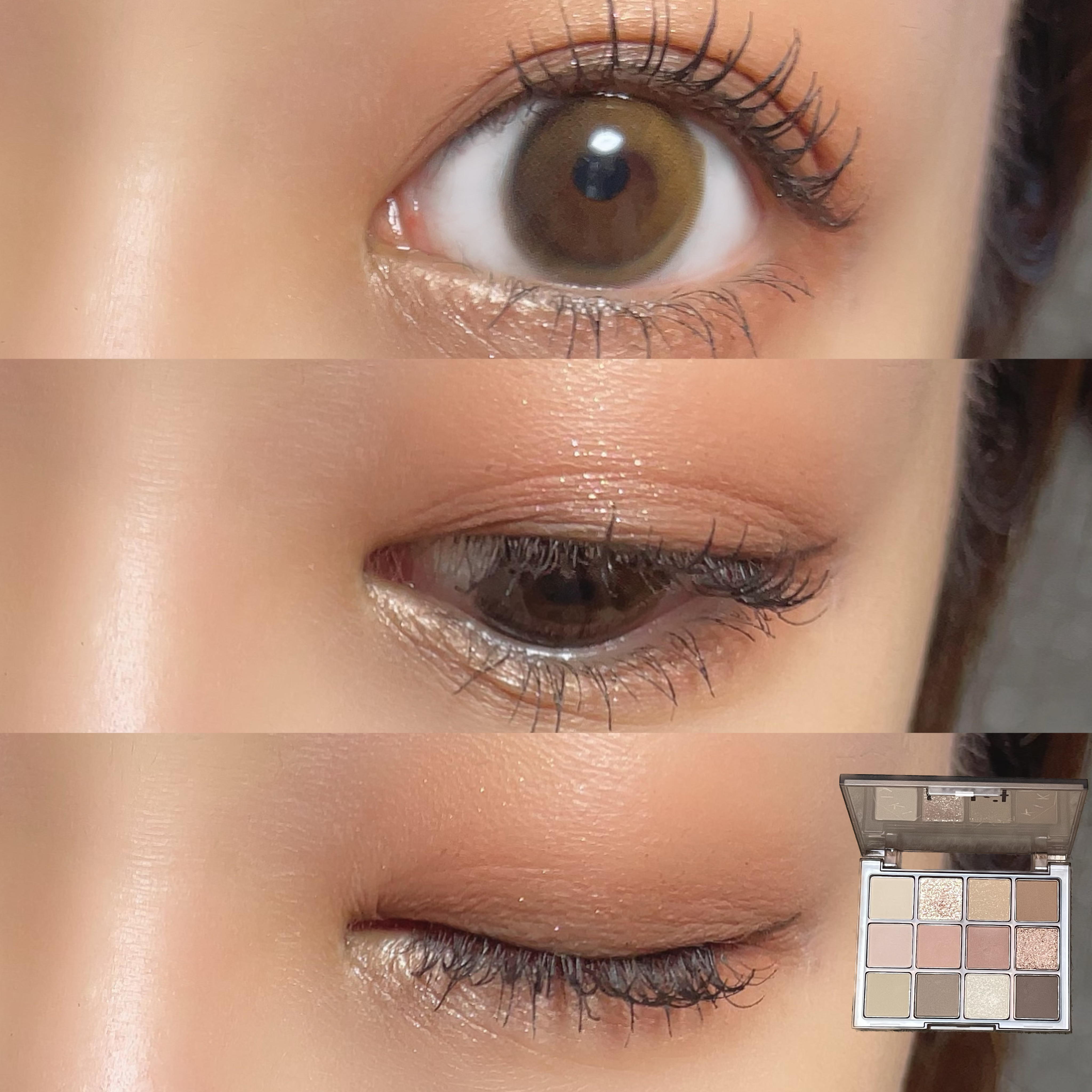 ホーリーモリーレイヤーパレット/HAKIT/アイシャドウパレットを使ったクチコミ（1枚目）