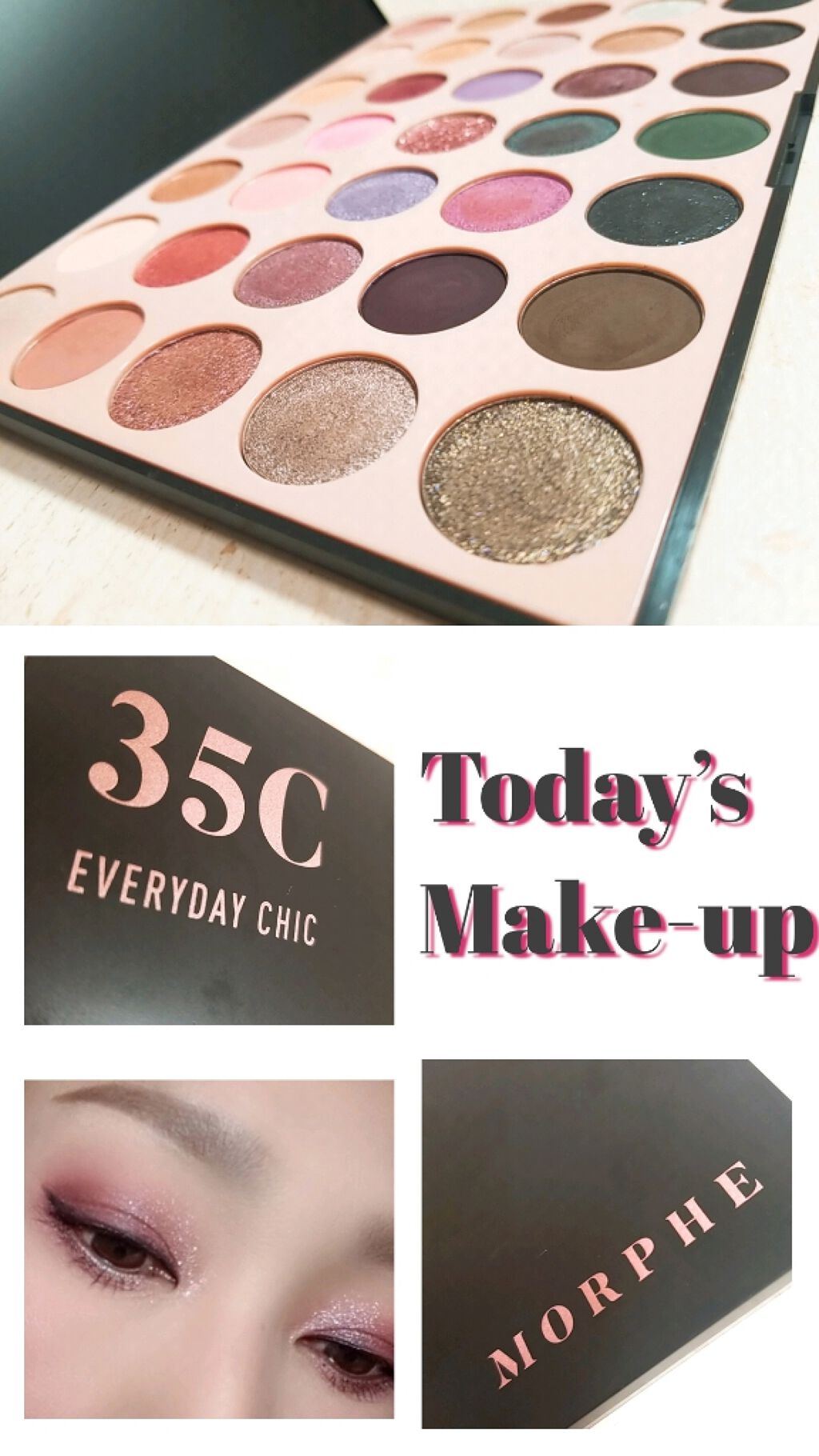 35C EVERYDAY CHIC  ARTISTRY PALETTE/Morphe/アイシャドウパレットを使ったクチコミ（1枚目）