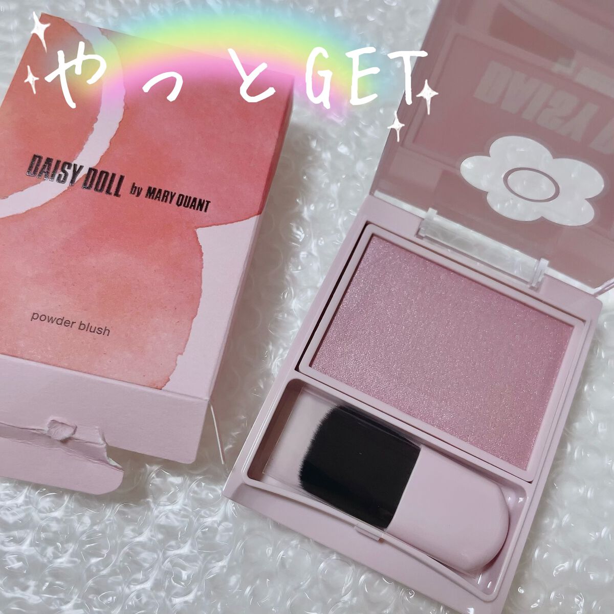 パウダーブラッシュ/DAISY DOLL by MARY QUANT/パウダーチークを使ったクチコミ(1枚目)