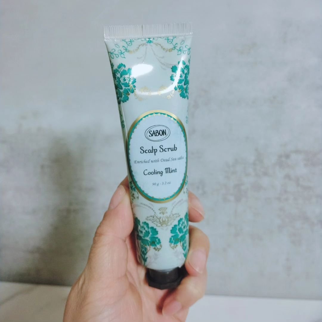 ヘッドスクラブ リフレッシング(ミント)/SABON/ヘッドスクラブを使ったクチコミ（3枚目）