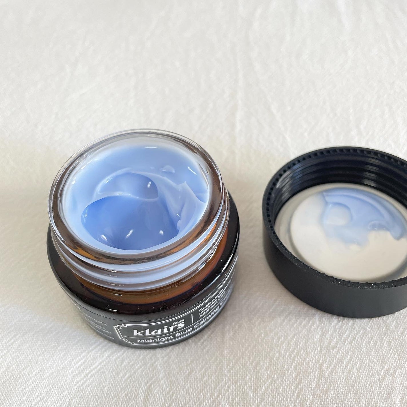 ミッドナイトブルーカーミングクリーム/Klairs/フェイスクリームを使ったクチコミ(2枚目)