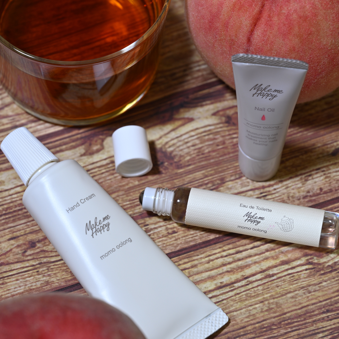 メイクミーハッピー ハンドクリーム momo oolong/キャンメイク/ハンドクリームを使ったクチコミ（1枚目）