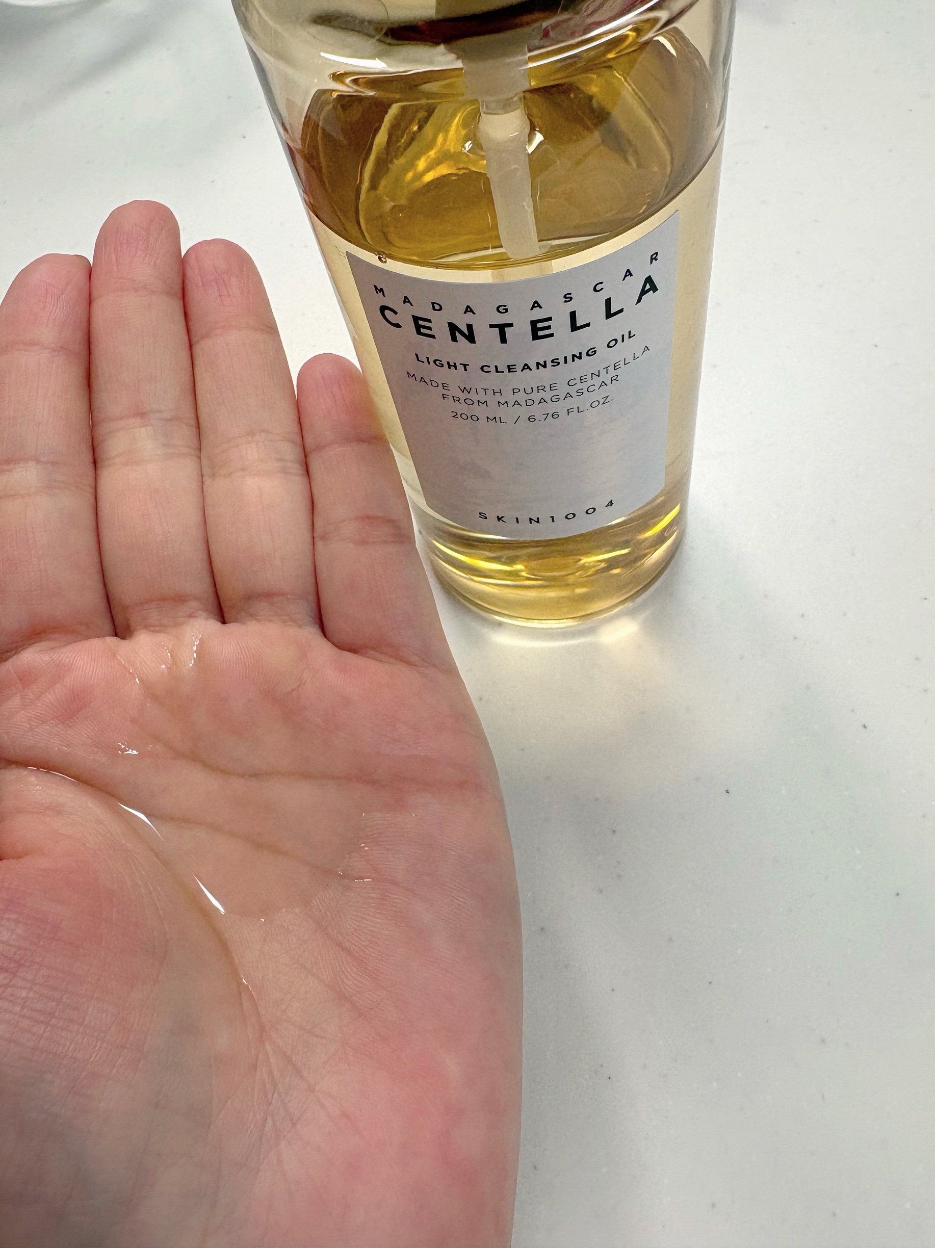 センテラ ライトクレンジングオイル/SKIN1004/オイルクレンジングを使ったクチコミ（2枚目）