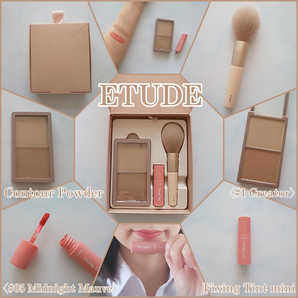 コントゥアパウダー/ETUDE/シェーディングを使ったクチコミ(1枚目)