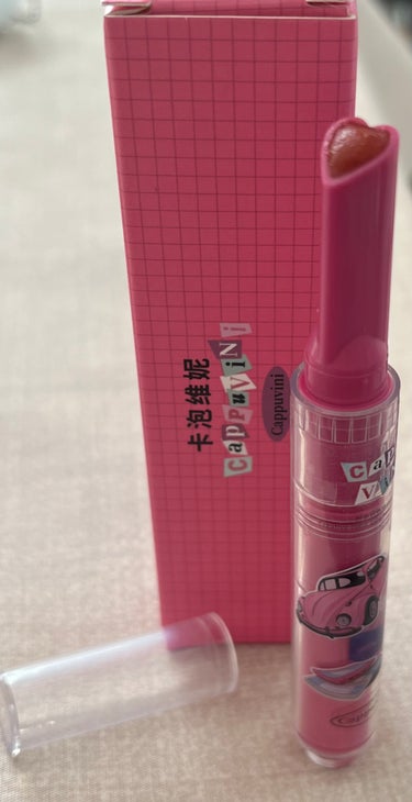 CAPPUVINI collage art solid lipstickのクチコミ「CAPPUVINI
ハートリップ韓国
CP-06#

めちゃくちゃ可愛いですが
わたしは唇荒れ.....」（2枚目）