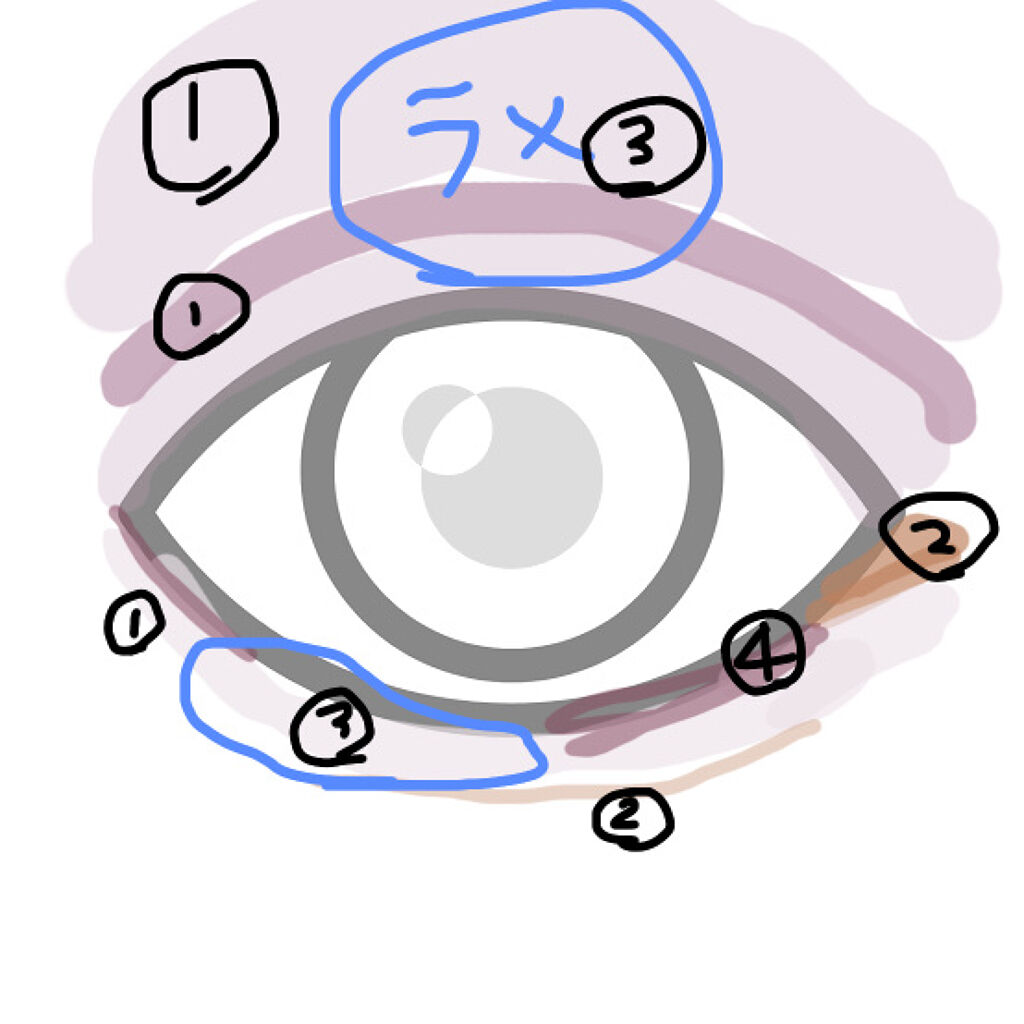 パーフェクトマルチアイズ/キャンメイク/アイシャドウパレットを使ったクチコミ（2枚目）