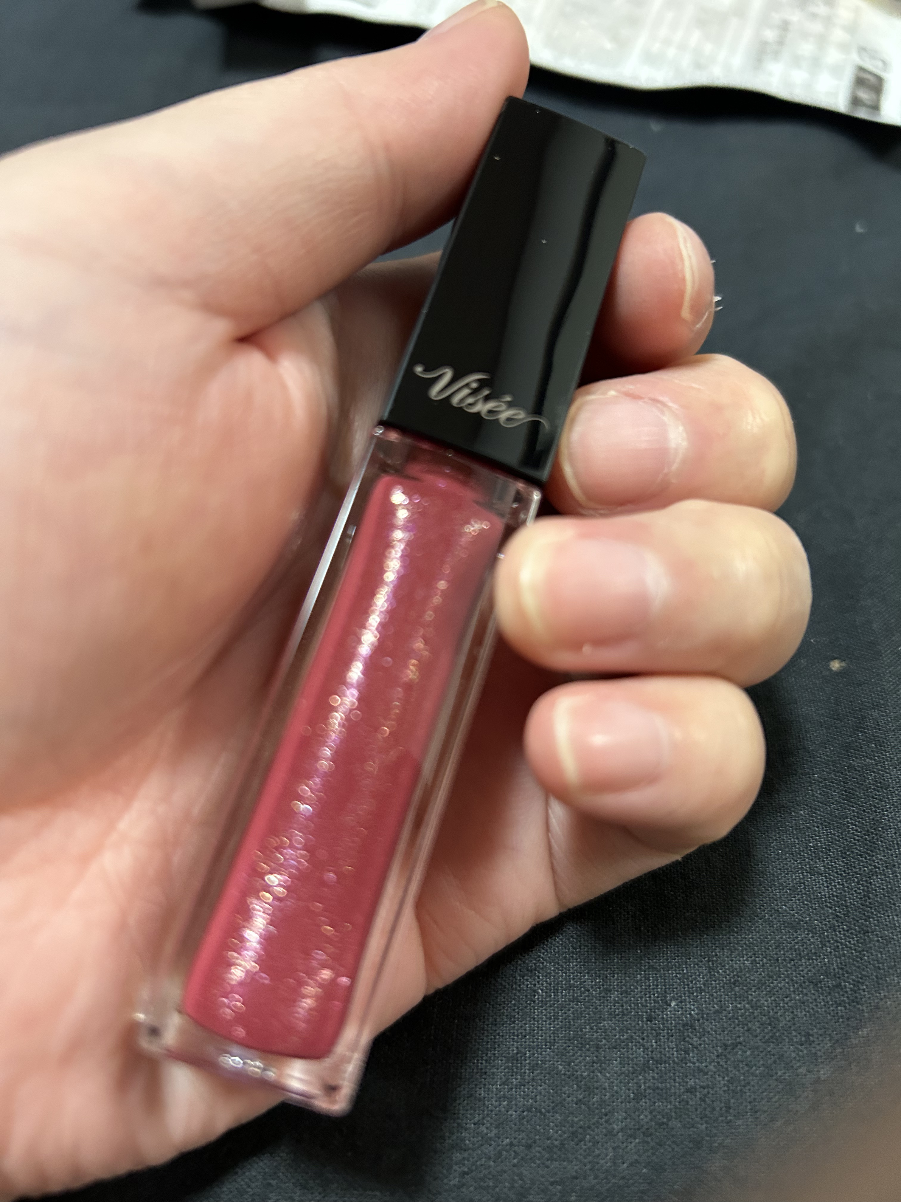 エッセンス リッププランパー PU100 クリスタルプラム(限定)/Visée/リッププランパーを使ったクチコミ（2枚目）