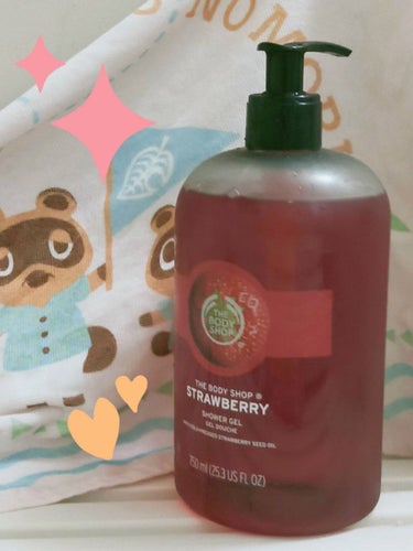 THE BODY SHOP シャワージェル ストロベリーのクチコミ「THE BODY SHOPのシャワージェル ストロベリー
750mlタイプです✨
前はオンライ.....」（1枚目）